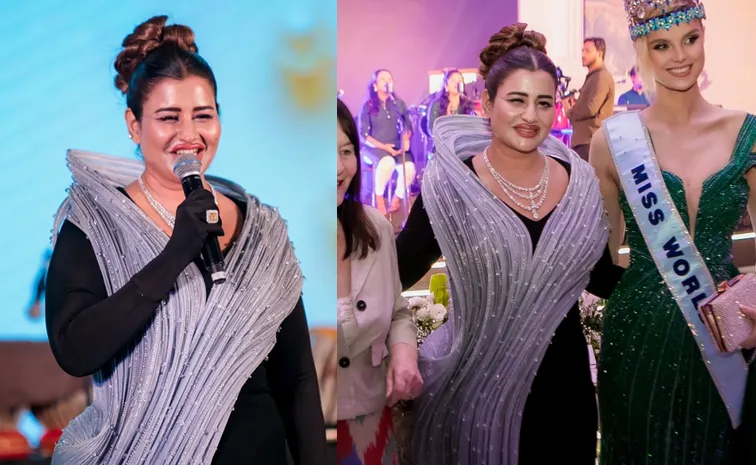 Missworld 2025 beauty with a purpose gala by sudha reddy