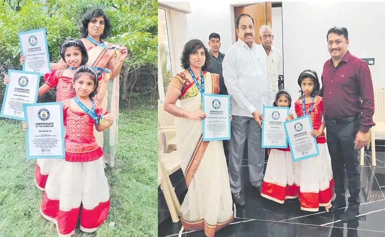Mother daughter duo Set Gunnis world Record In Piano