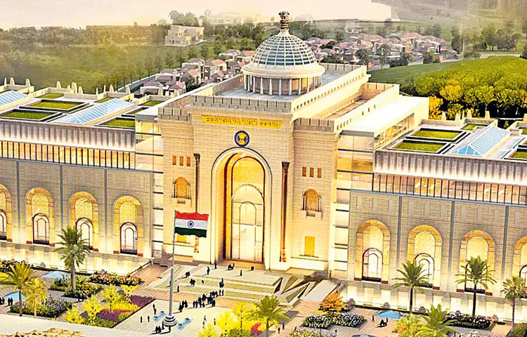 Key step for construction of new Telangana High Court building