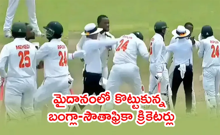 South African Bowler Pushes Bangladesh Batter