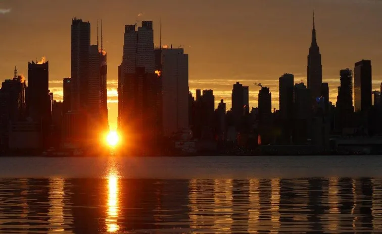 Sunsets between May 29 and July 11 will allow viewers in New York