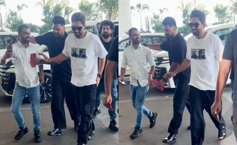 Netizens React As Allu Arjun Refuses Selfie With Fan At Mumbai Airport 
