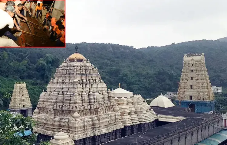 Disturbance at Simhachalam temple during Chandan festival