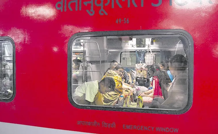 Train passengers Interest in AC coaches in hot weather