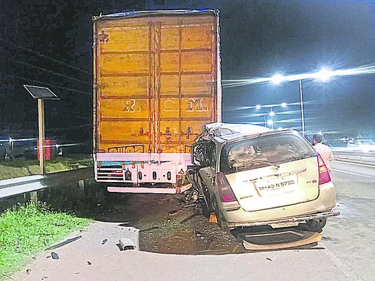 రోడ్డు ప్రమాదంలో వ్యక్తి...