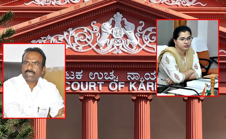 Karnataka HC Ask MLC Ravi To Apology IAS Fouzia Taranum