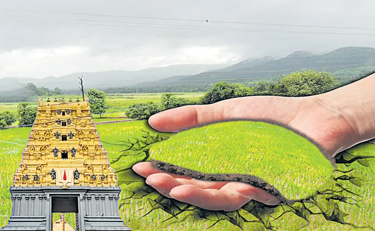 Chandrababu TDP Govt Going To Do Scam with Temple Lands In AP