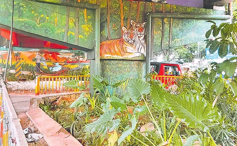 Message images remind people of wildlife conservation Begumpet Hyderabad