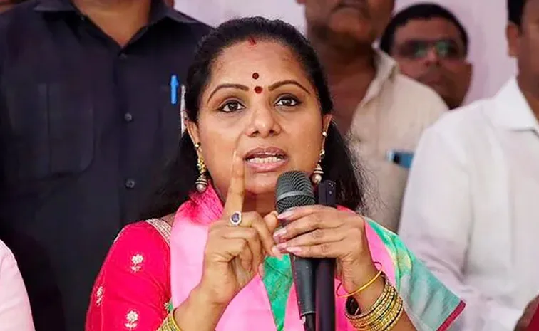 mlc kavitha comments on brs merge with bjp