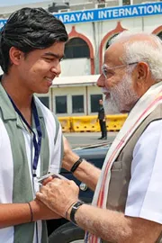 Cricketer Vaibhav Suryavanshi Meets PM Modi At Patna Airport4