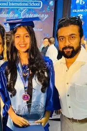 Suriya Daughter Diya School Graduation3