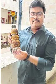 Hyderabad student creates coconut shell water bottle made from coconut shells11