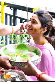 Sreeleela Engagement look Photos Sher Socilmidia5