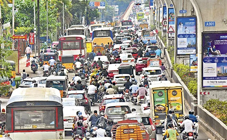 Personal vehicles cross 85 Lakh mark in Greater Hyderabad