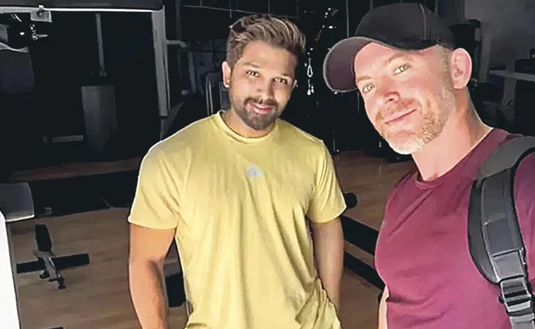 Lloyd Stevens Roped In as Fitness Trainer for Allu Arjun