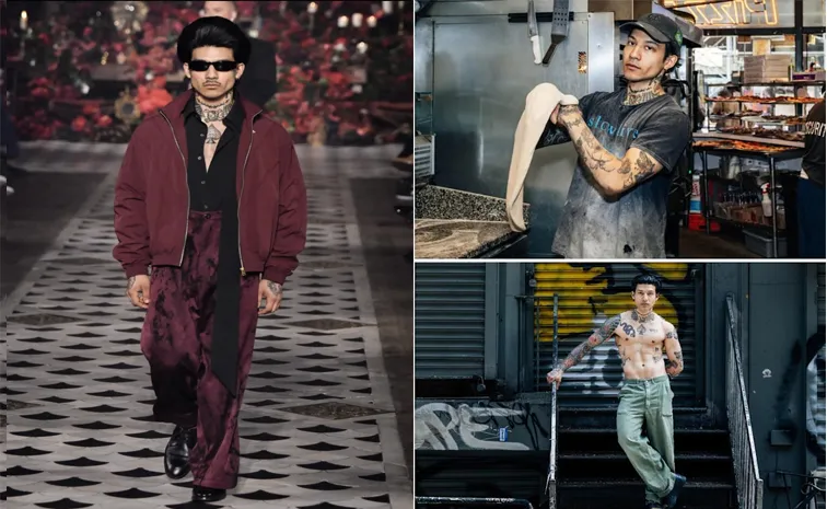 New York Pizza Maker Become Popular Male Fashion Model1