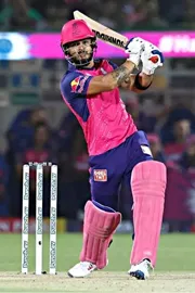 KKR Vs RR: Riyan Parag hits 5 Sixes In Single Over But Misses Century1