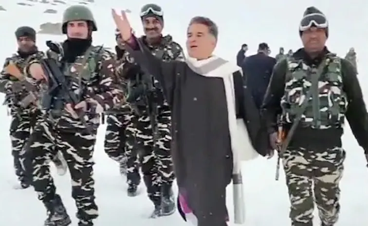 BJP Leader Draws Opposition Fire For Snow Video