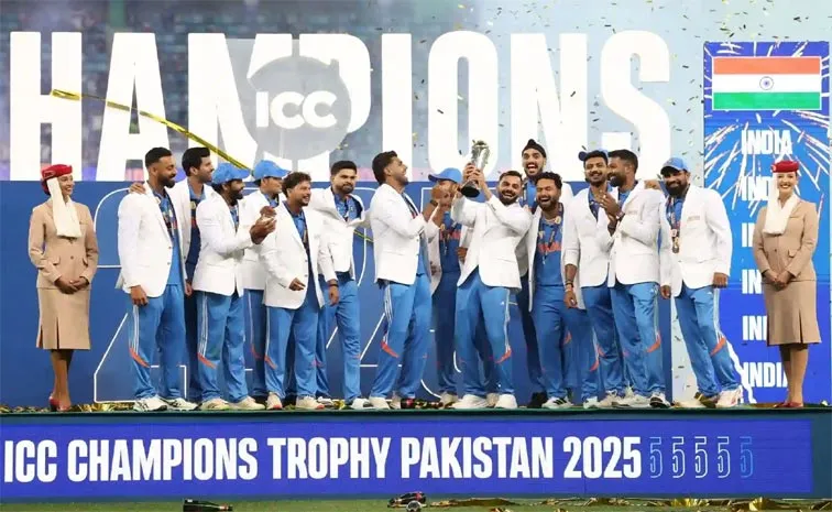 Team India Emerge As Top White Ball Team In ICC Annual Rankings