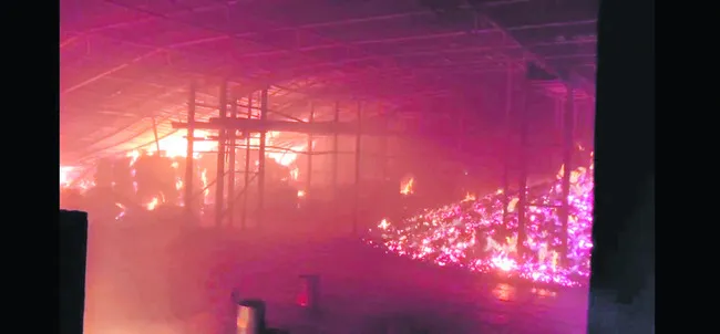 పారా బాయిల్డ్‌లో భారీ అగ్నిప్రమాదం 