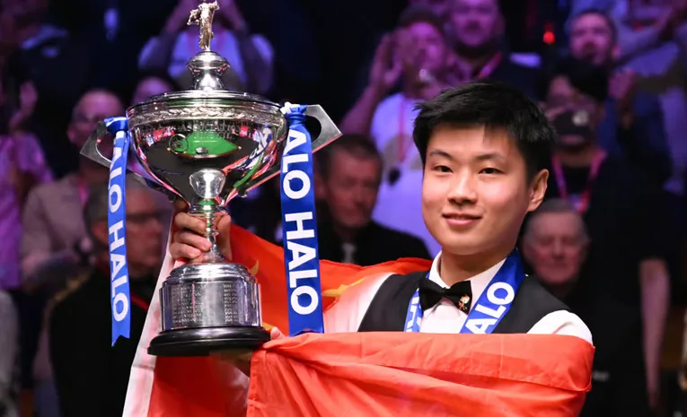 Zhao Xintong withstands Mark Williams comeback to create history in World Snooker Championship final