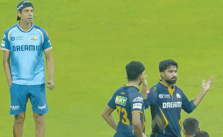 MI vs GT: Ashish Nehra Rahul Tewatia Furious With Umpires Reason Is2