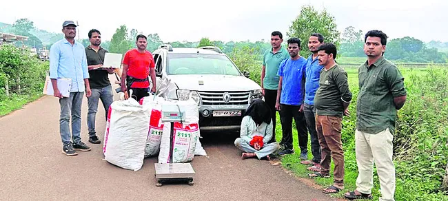 170 కిలోల గంజాయి పట్టివేత

