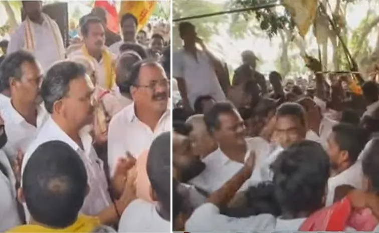 పవన్ నియోజవర్గంలో టీడీపీ, జనసేన బాహాబాహీ