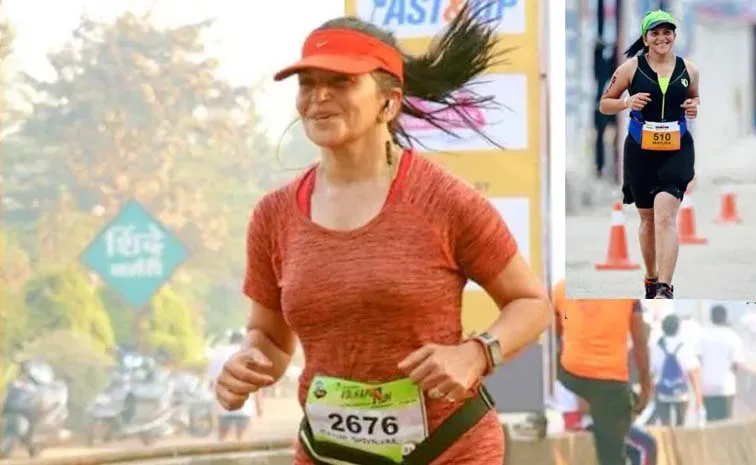Belagavi Mayura Shivalkar a breast cancer survivor marathoner2