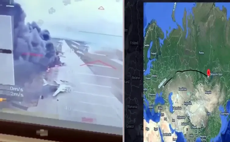 Ukrainian Drones Strike Multiple Airbases in Russia