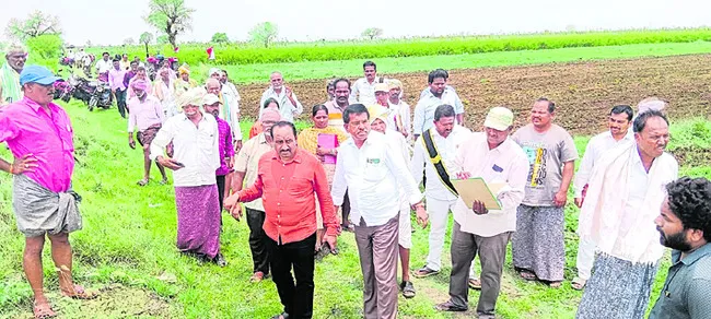 పొలిమేరను పరిశీలించిన ఆర్డీఓ
