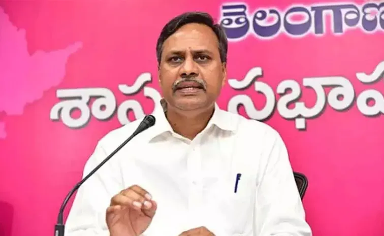 BRS MLA palla rajeshwar reddy hospitalised
