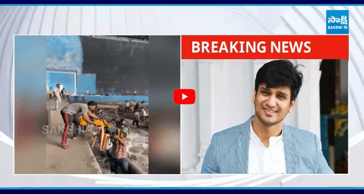 హిరో నిఖిల్ సినిమా షూటింగ్ లో ప్రమాదం 
