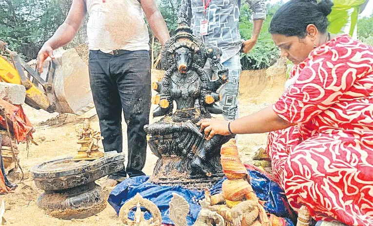 TDP MLA Pulivarthi Nani Followers Demolished Varahi Ammavari Temple