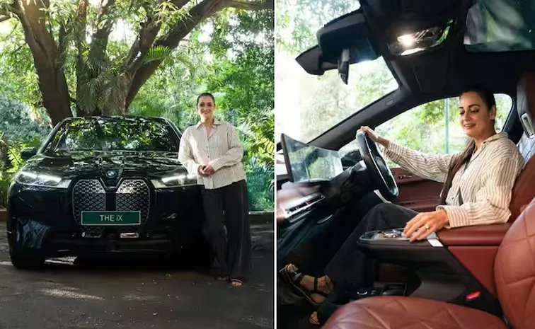 Bollywood Actress Dia Mirza Buys BMW iX Electric SUV Worth Rs 1.39 Crore