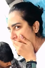 Actress Surekha Vani get a Tattoo of Tirumala Balaji Footwear8
