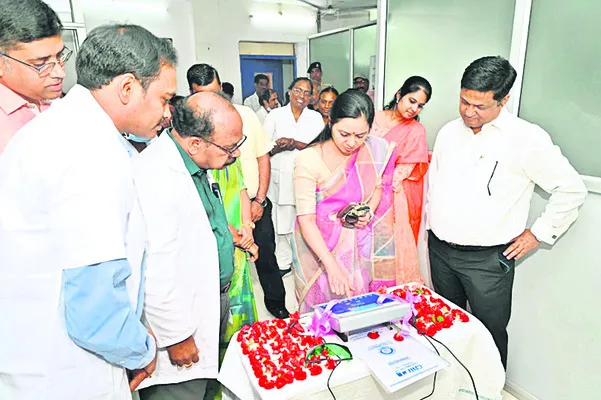 రైల్వే ఆస్పత్రిలో ఆధునిక పరికరాల ప్రారంభం