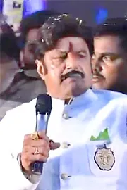 Nandamuri Balakrishna Fake Mustache Fallen Off: Video Viral2