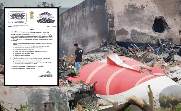DGCA orders safety inspection on Boeing Air India incident1