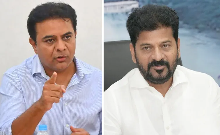 ACB notice in the Formula E case,ktr slams revanth reddy