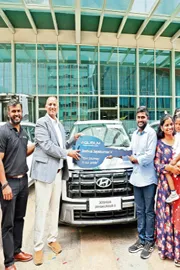 Chennai startup gifted brand new SUVs to 25 employees4