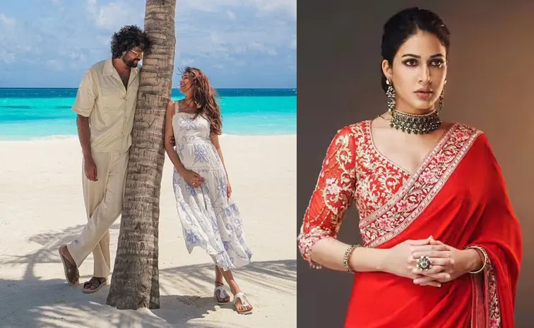 Lavanya Tripathi Baby Bump Pics Maldives Vacation