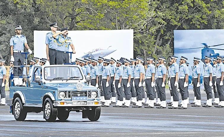 254 flight cadets commissioned into IAF at combined graduation parade: Telangana