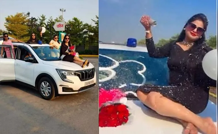 Chhattisgarh DSP Tasleem Arif wife Birth Day Viral Video7