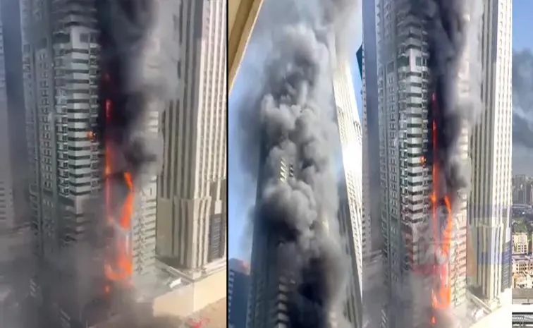 Huge Fire Breaks Out Dubai 67-Storey Building3
