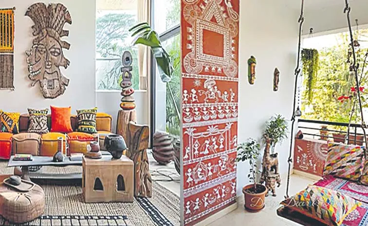 Home Decor Tips: Artistic Look Reflecting use Troibal lifestyle Decor Ideas1