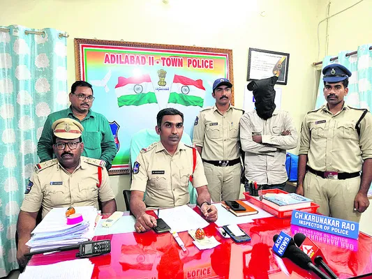 ఆలయంలో చోరీ నిందితుడి అరెస్ట్