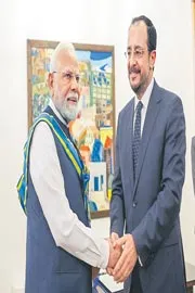 PM Narendra Modi holds bilateral talks with Cyprus President Christodoulides in Nicosia11