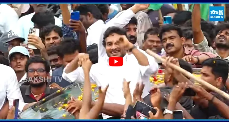 YS Jagan Palnadu Tour: అభిమానం అంటే ఇదేనేమో..