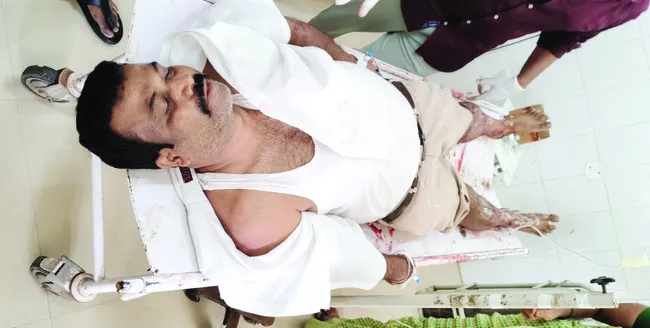 కూటమి నేతల బాహాబాహీ